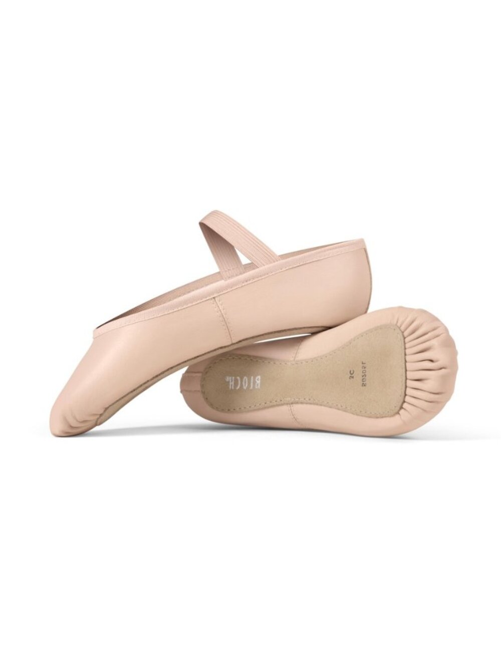 Dance Girls' Dansoft Full Sole Leather Ballet Slipper/Shoe